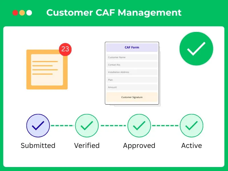 Customer CAF Management