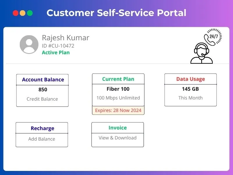 Customer Self-Service Portal